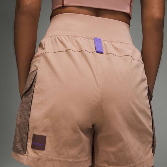 Lululemon Multi-Pocket Cargo High-Rise Hiking Short in Pink Clay - Picture 2 of 7